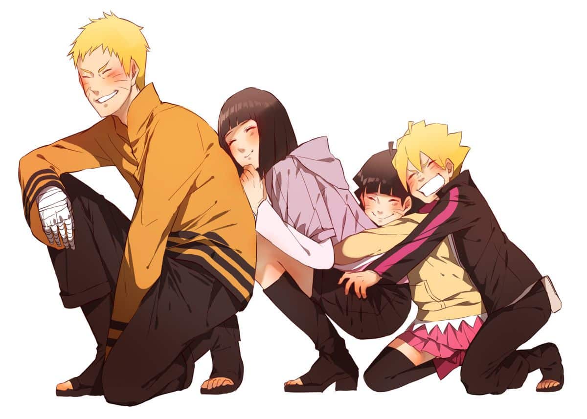 Tổng hợp những bức ảnh ảnh gia đình 4 người anime đáng yêu và hài hước
