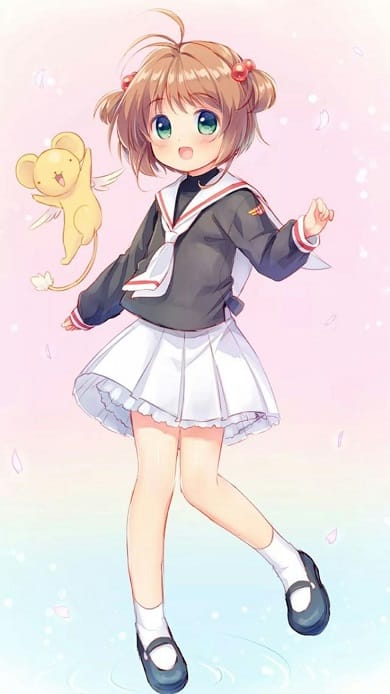 Hình Anime Girl Mặc Váy cute dễ thương
