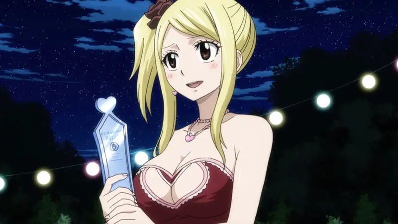 Hình Anime Lucy Fairy Tail đẹp gợi cảm