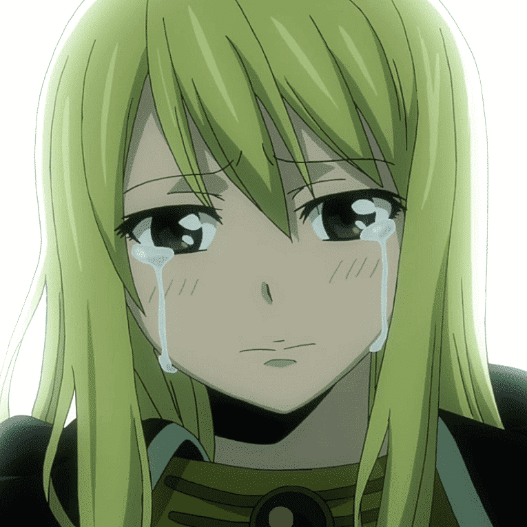 Hình Anime Lucy Fairy Tail khóc nhiều cảm xúc