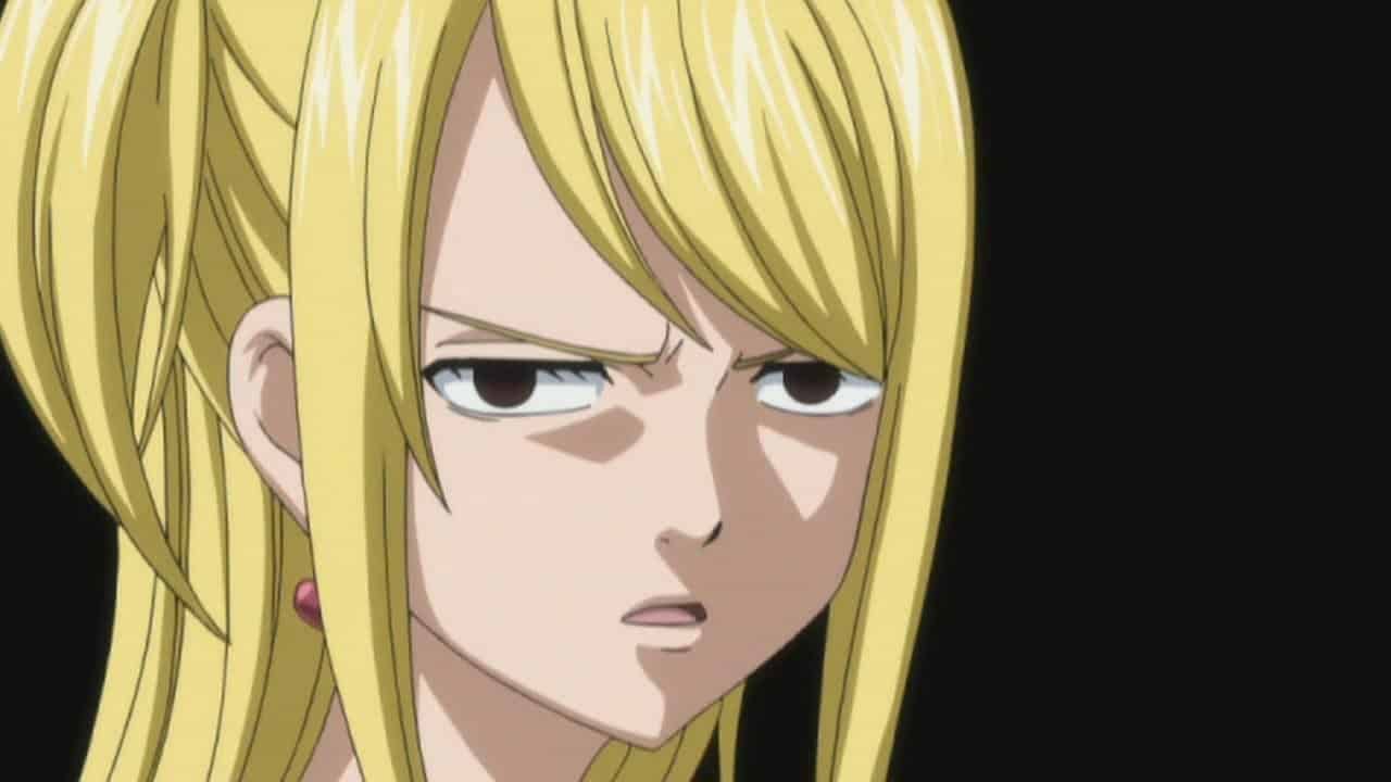 Hình Anime Lucy Fairy Tail tức giận