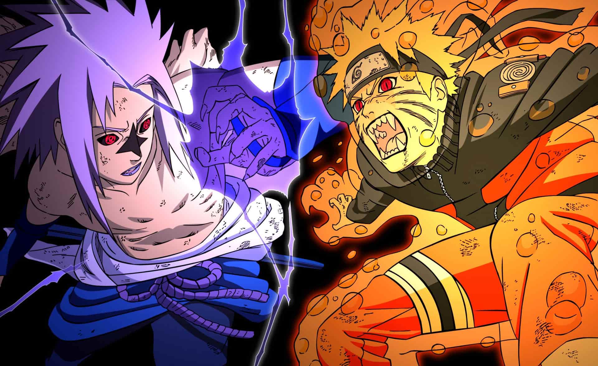 Hình Anime Naruto Và Sasuke đánh nhau ngầu nhất
