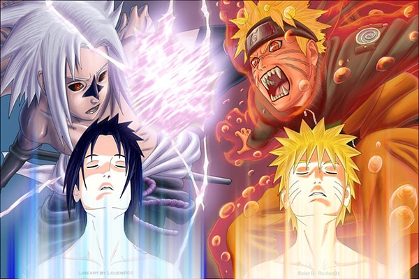 Hình Anime Naruto Và Sasuke đẹp ngầu nhất