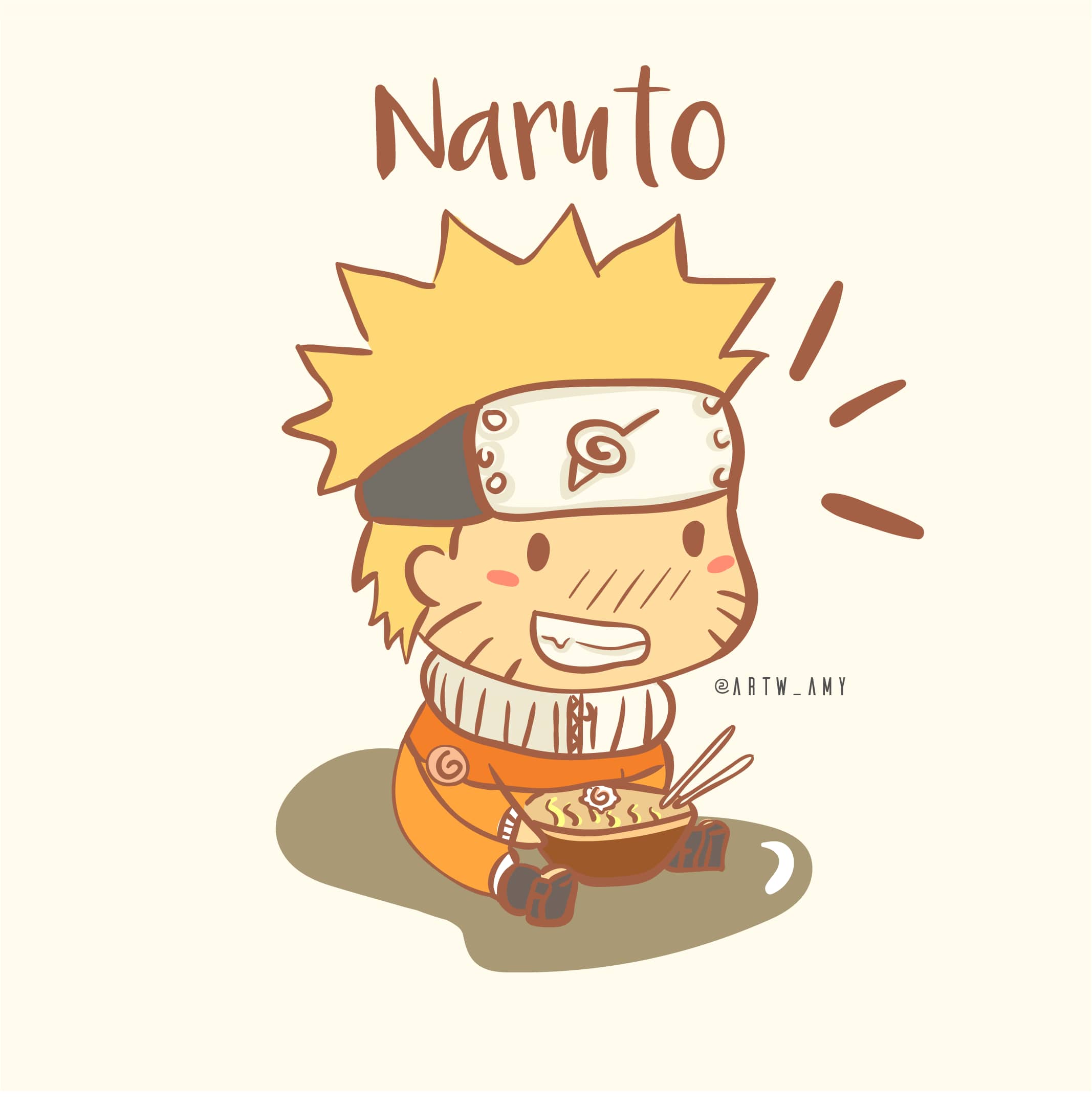 Hình Anime Naruto chibi cực kỳ dễ thương