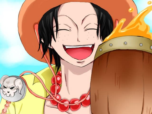 Hình Anime One Piece Ace Ngầu siêu chất
