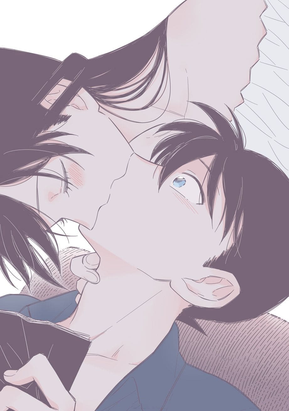 Hình Anime Shinichi và Ran hôn nhau đẹp đáng yêu