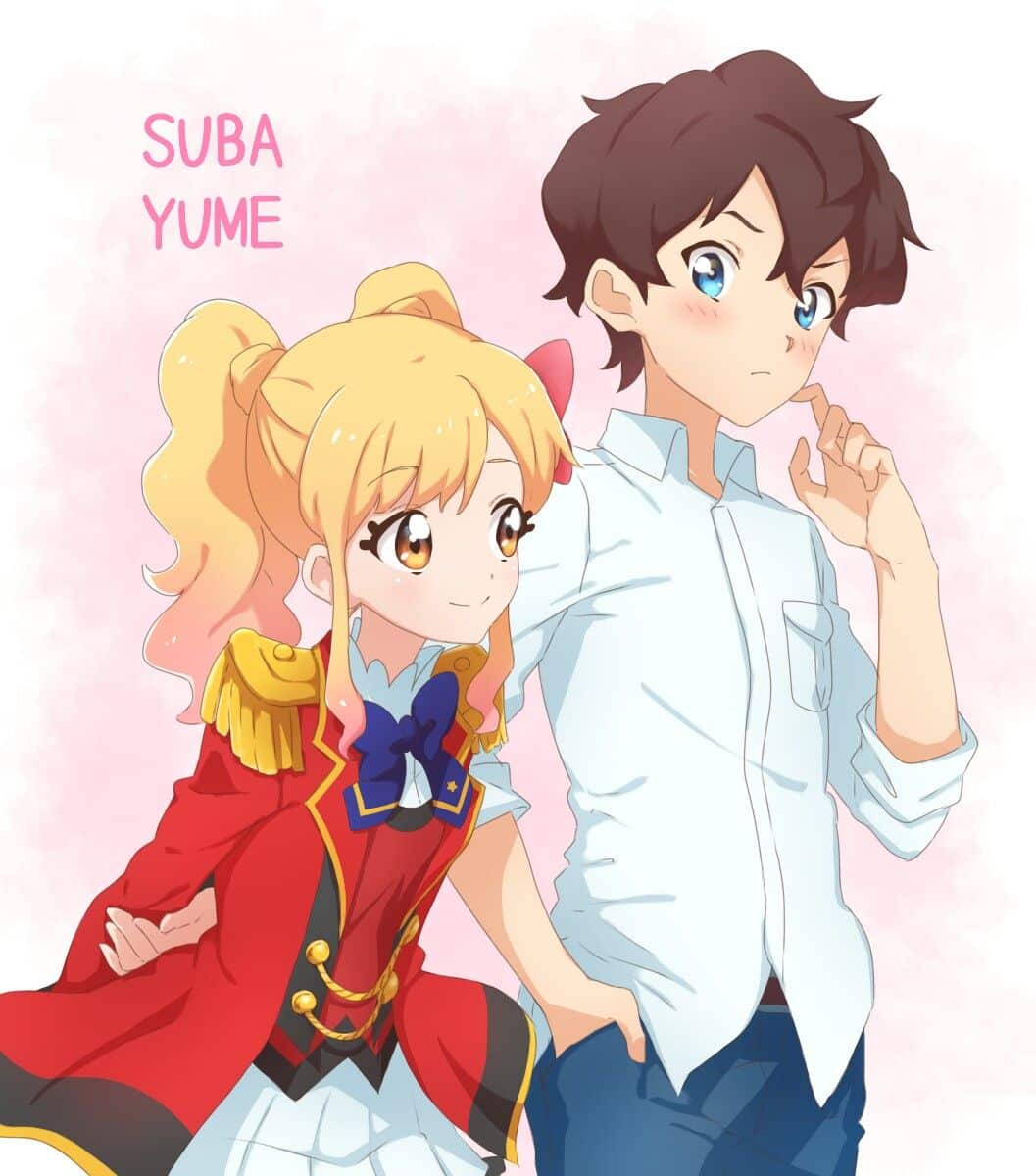 Hình Anime Yume Và Subaru cute đáng yêu
