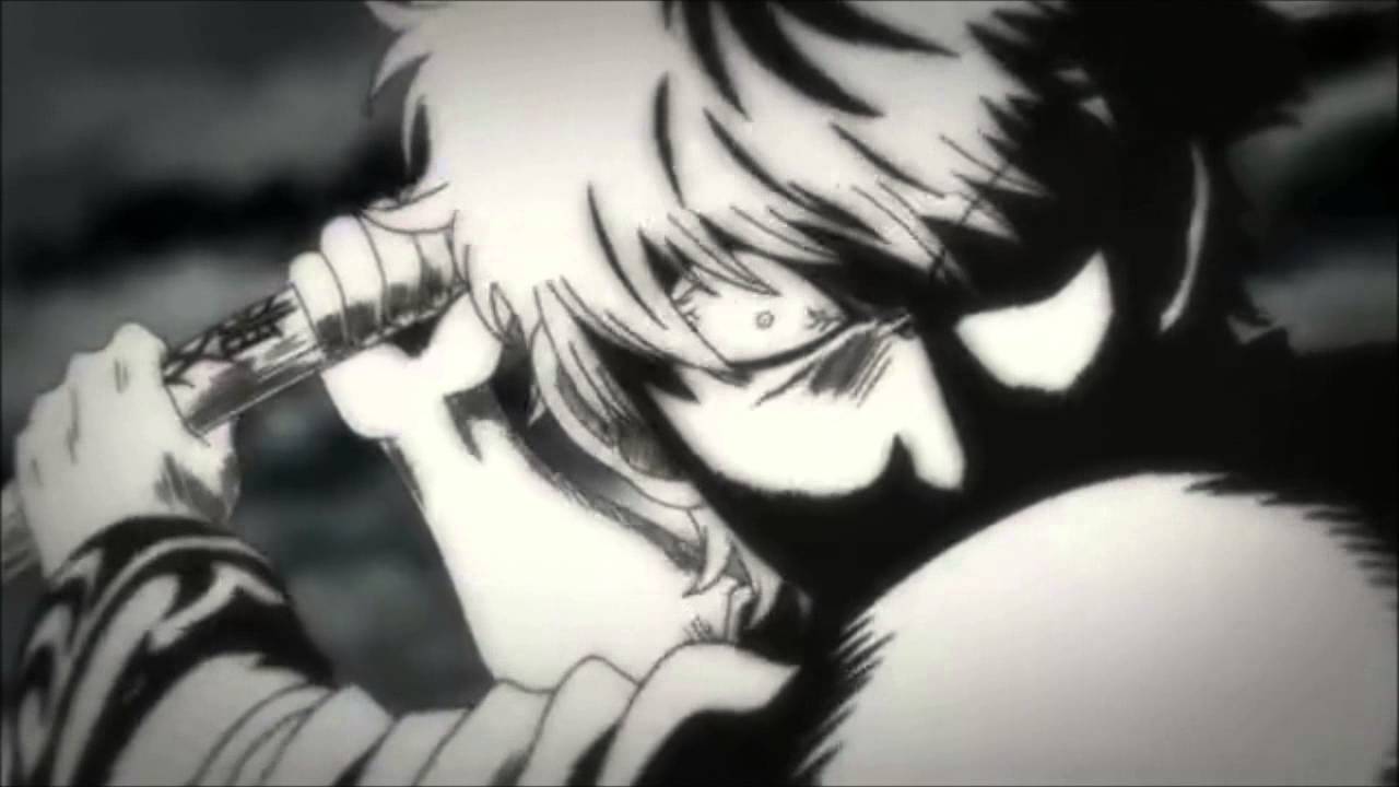 Gruseliges, wütendes Anime-Jungenbild