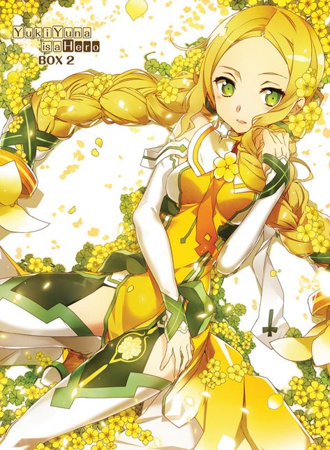 Hình Anime cô bé tóc Màu Vàng
