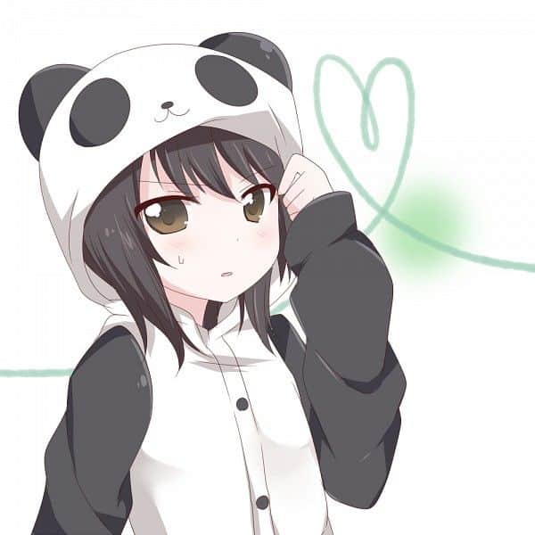 Hình Anime nữ gấu trúc baby cute
