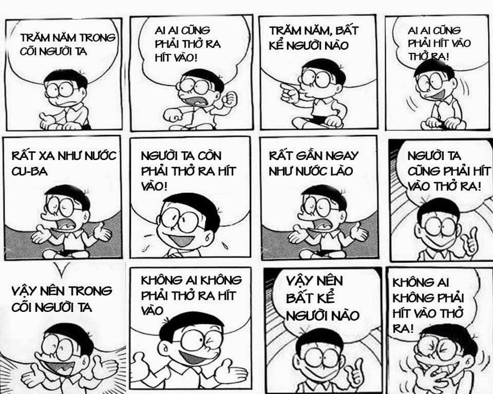 Ảnh chế Nôbita
Ảnh chế Nobita là những hình ảnh được thiết kế để lấy tiếng cười từ những khoảnh khắc trong bộ truyện Doraemon. Các tác giả đã biến các cảnh phim ngắn trong truyện thành những ảnh chế hài hước và sáng tạo. Những ảnh chế Nobita không chỉ cho chúng ta những phút giải trí mà còn là một cách để khẳng định tình yêu với bộ truyện này.