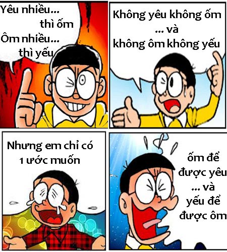 Hình Chế Nobita Về Tình Yêu độc đáo