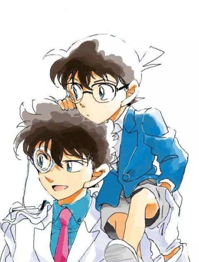 Hình Conan Và Kaito Kid đáng yêu