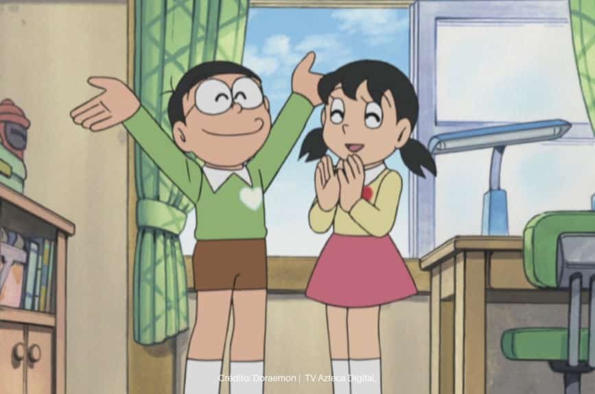 Hình Của Nobita Và Shizuka dễ thương cute