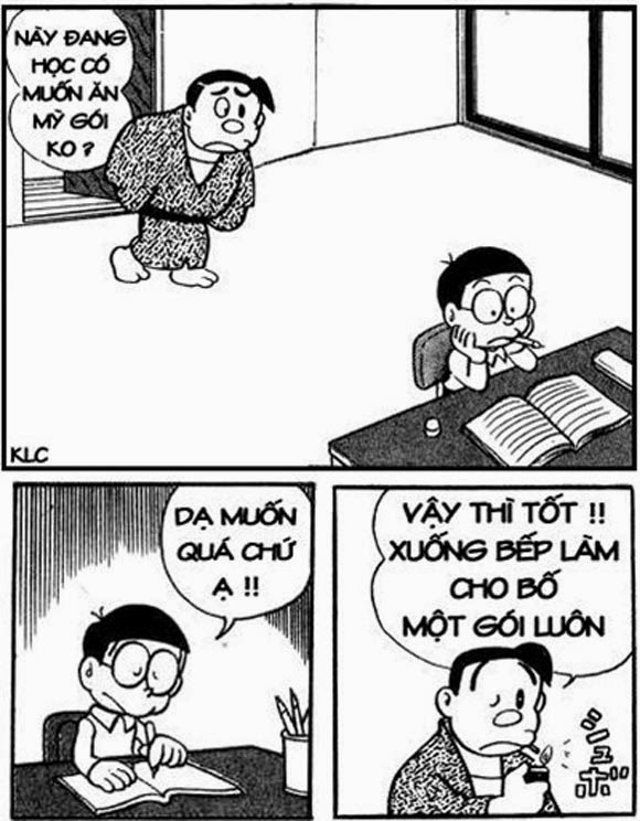 Hình Doremon Chế Nobita cực hài