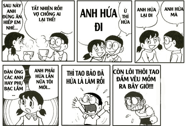 Hình Doremon Chế Nobita vui lầy