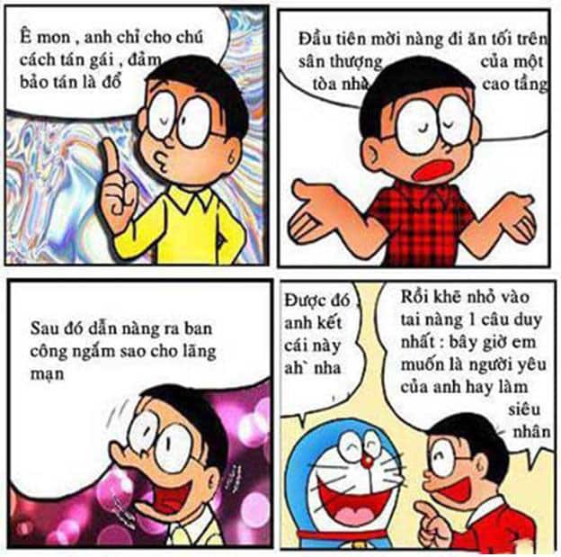 Truyện Doramon chế Nobita nguy hiểm