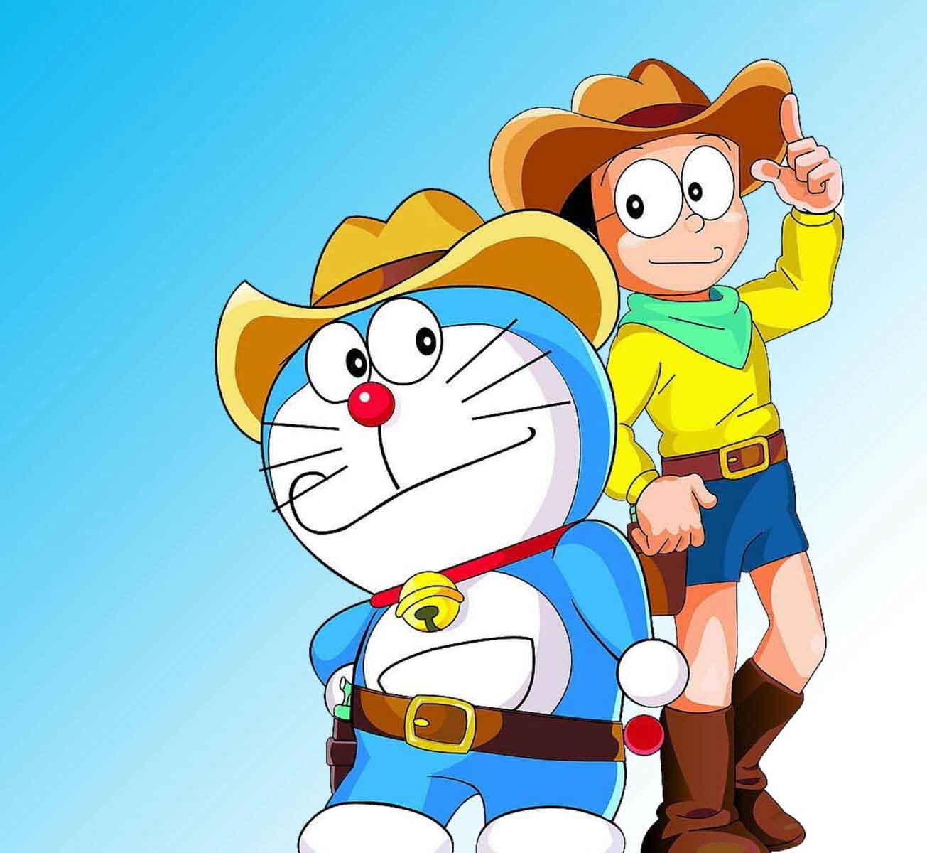 Thiếu nhi vào đây Vẽ Doraemon và Nobita cute và đáng yêu