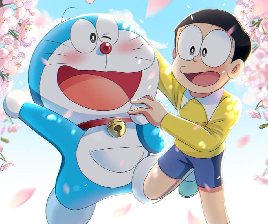 Hình Doremon và Nobita dễ thương đáng yêu và dễ thương nhất