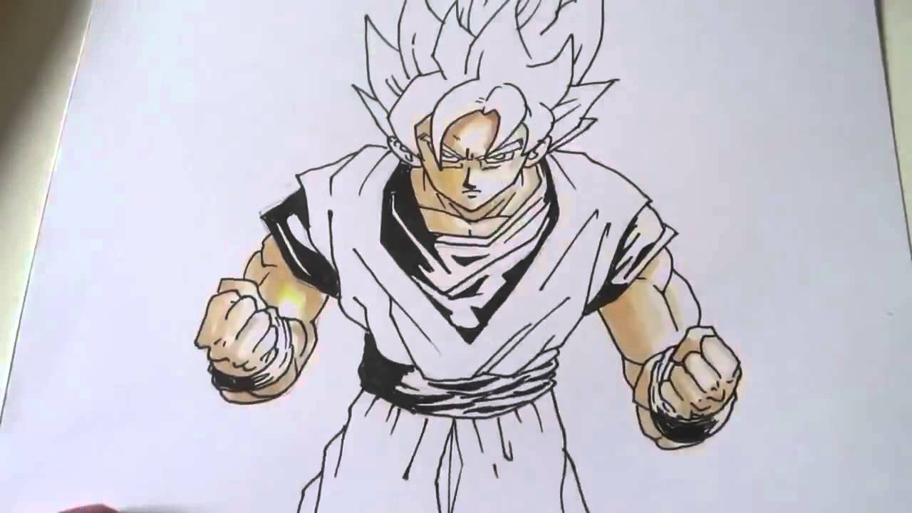 Hình Goku Vẽ ấn tượng