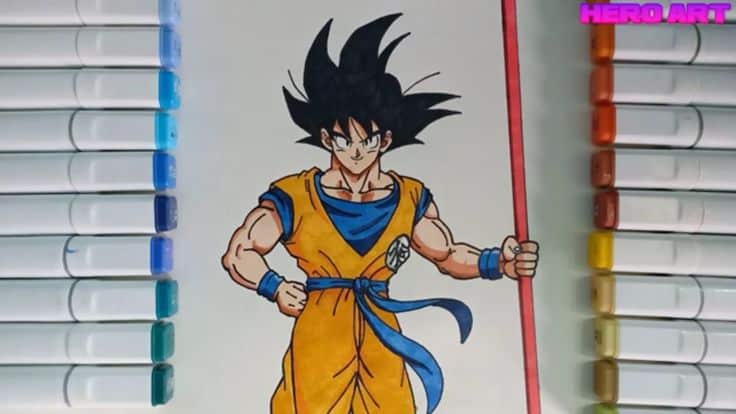 Hình Goku Vẽ đẹp nhất
