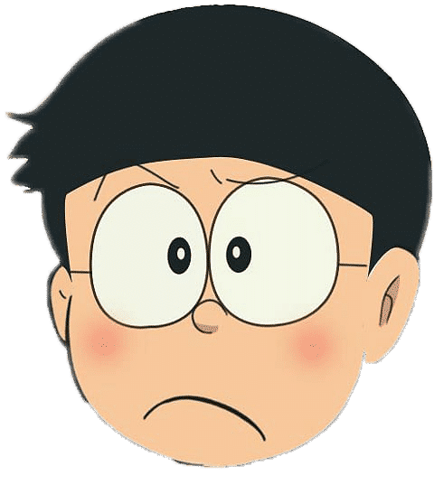 Hình Mặt Nobita Buồn độc đáo