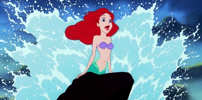 Hình Nàng Tiên Cá Ariel dễ thương