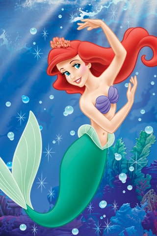 Hình Nàng Tiên Cá Ariel xinh đẹp