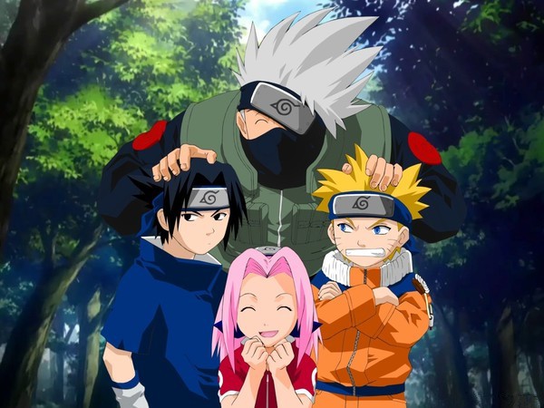 Hình Naruto Và Sasuke Sakura cute