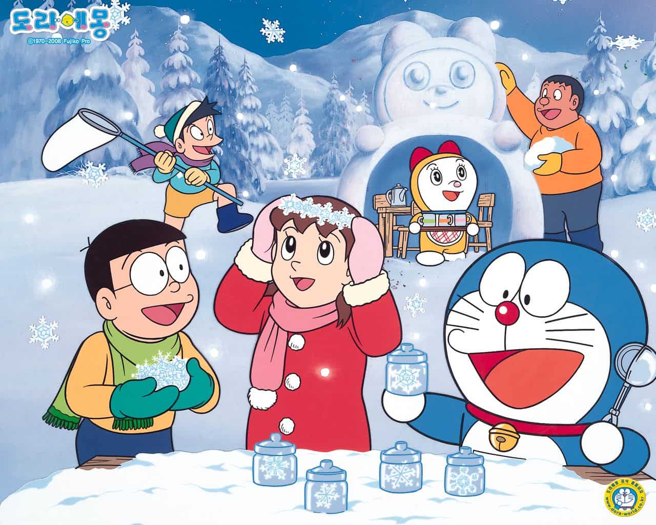 Hình Nền Doraemon và Nobita cùng những người bạn