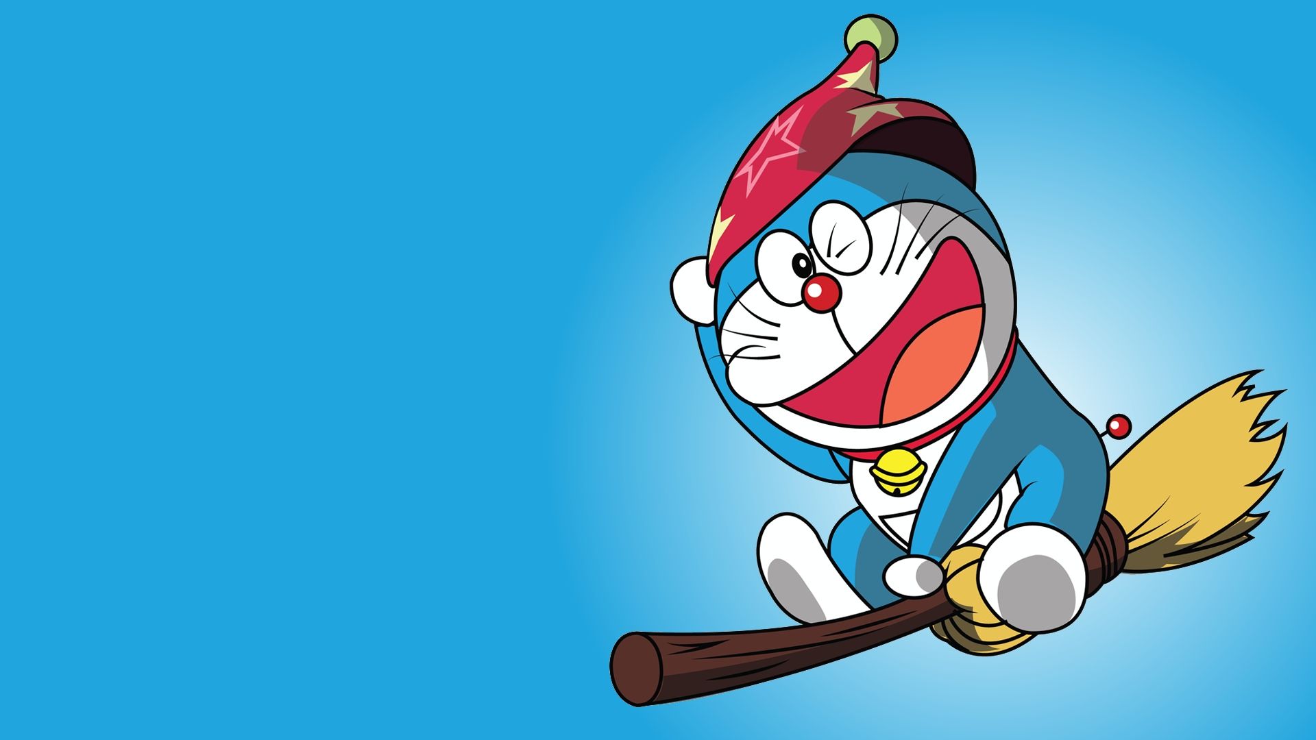 Hình Nền Doraemon và chiếc chổi bay thần kỳ