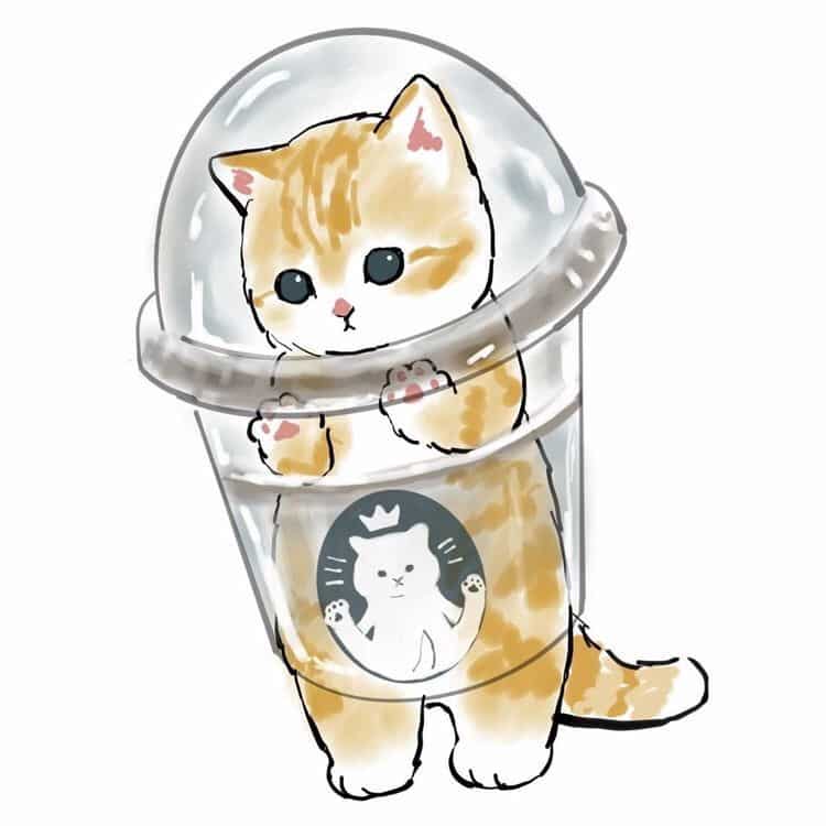 vẽ chibi anime đậu mầm mèo cute uống tà tữa nha ps ai đem tui dzề nui đik câu hỏi 2262192 hoidap247com