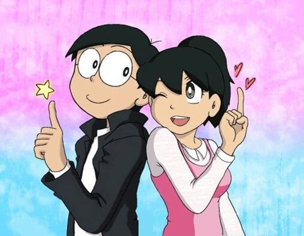 Hình Nobita Anime Cool Ngầu lãng mạn