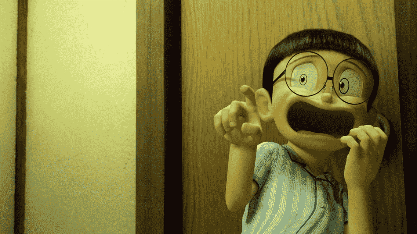 Hình Nobita Buồn hoảng sợ 3D