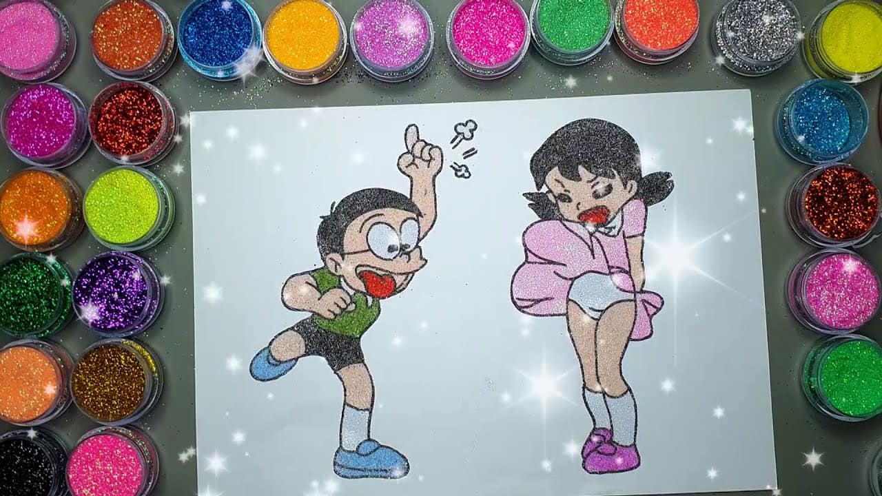 Hình Nobita Dở Váy Shizuka bá đạo