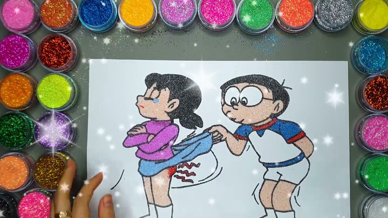 Hình Nobita Dở Váy Shizuka hài hước nhất