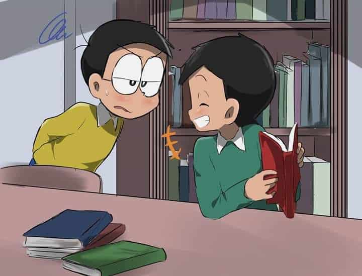 Hình Nobita Và Dekisugi Đam Mỹ dễ thương