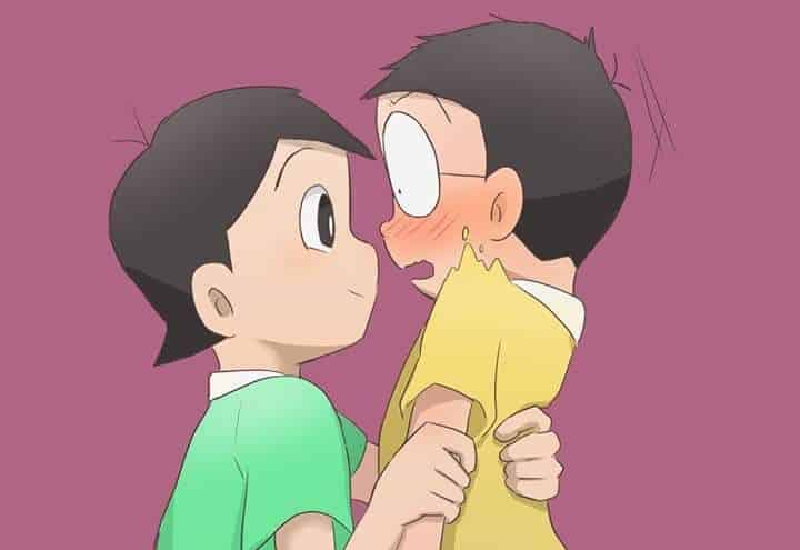 Hình Nobita Và Dekisugi Đam Mỹ siêu dễ thương