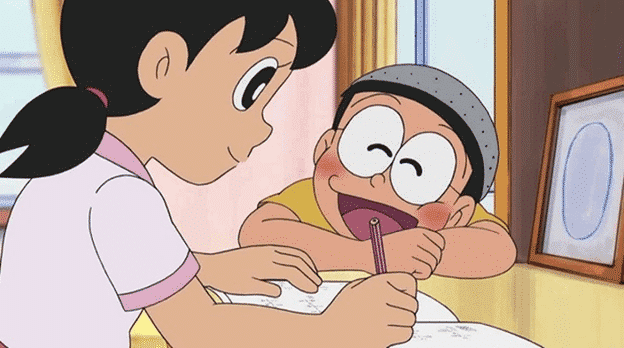 Hình Nobita Và Shizuka đẹp dễ thương