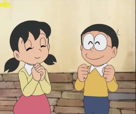 Hình Nobita Và Shizuka ngầu dễ thươn