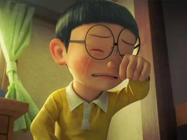 Hình Nobita khóc đau buồn nhất