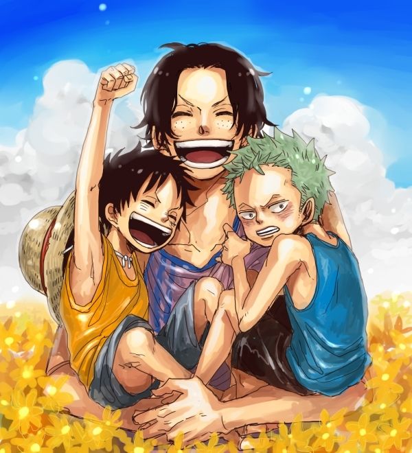 Bức ảnh về Ace và ba anh em Luffy sẽ khiến trái tim bạn rạo rực. Gia đình và tình anh em không chỉ là chủ đề quan trọng trong One Piece mà còn là niềm hy vọng cho mọi người. Hãy chiêm ngưỡng bức ảnh này để cảm nhận thêm giá trị đích thực của gia đình.