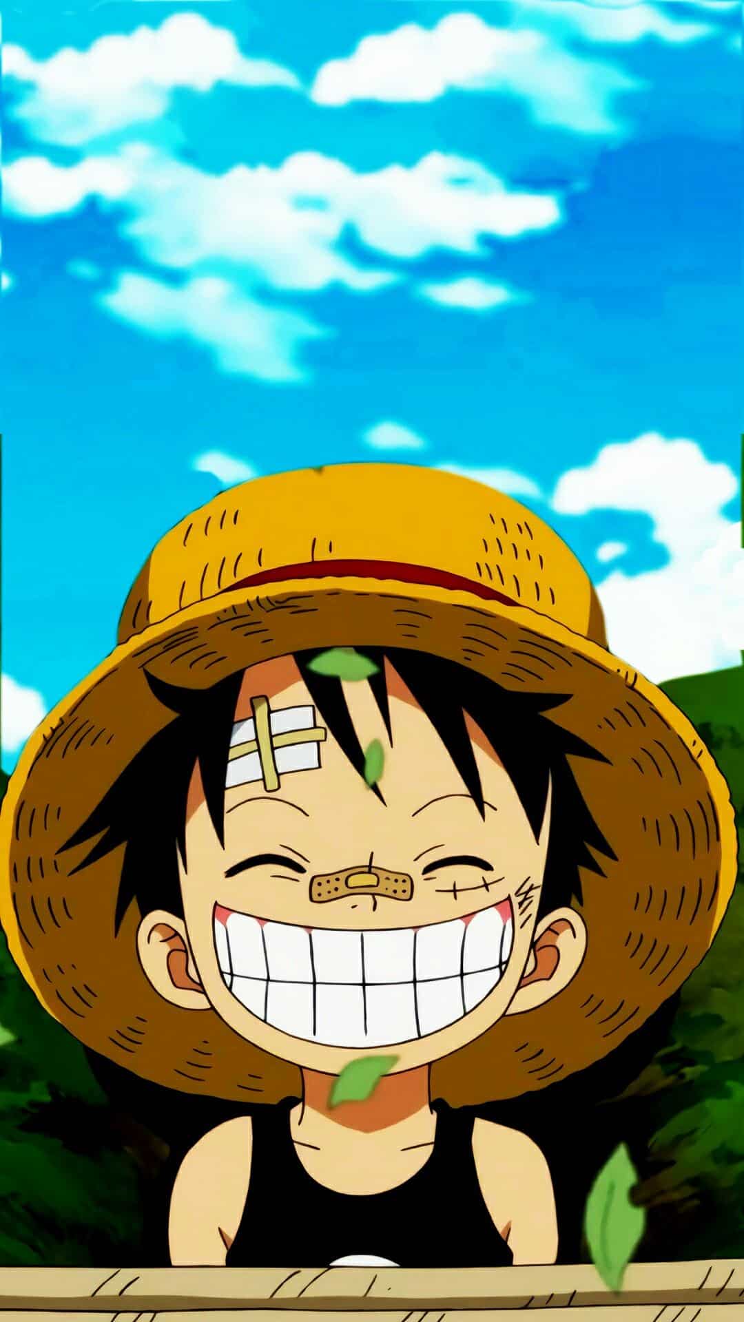 Hình One Piece Luffy Cute vui nhộn