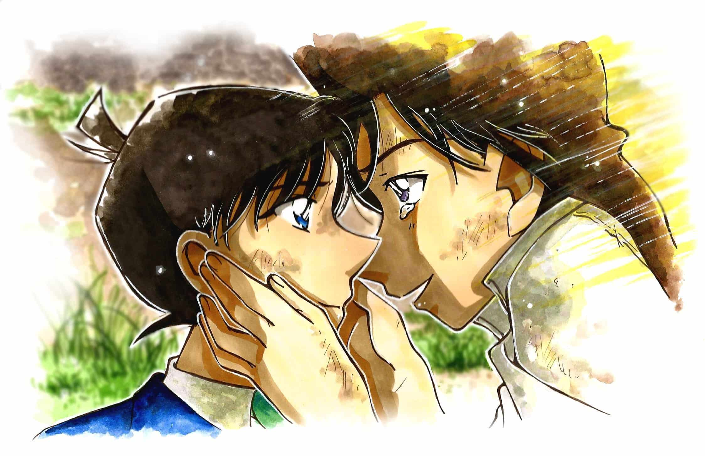 Hình Ảnh Shinichi Và Ran Hôn Nhau: Shinichi và Ran - cặp đôi được yêu thích nhất trong anime Conan. Hãy cùng nhìn lại khoảnh khắc ngọt ngào của họ trong hình ảnh hôn nhau. Sự ấm áp và lãng mạn sẽ khiến bạn cảm thấy rung động trong lòng. Hãy thưởng thức và cảm nhận nhé!
