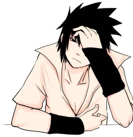 Hình Sasuke buồn suy tư nhất