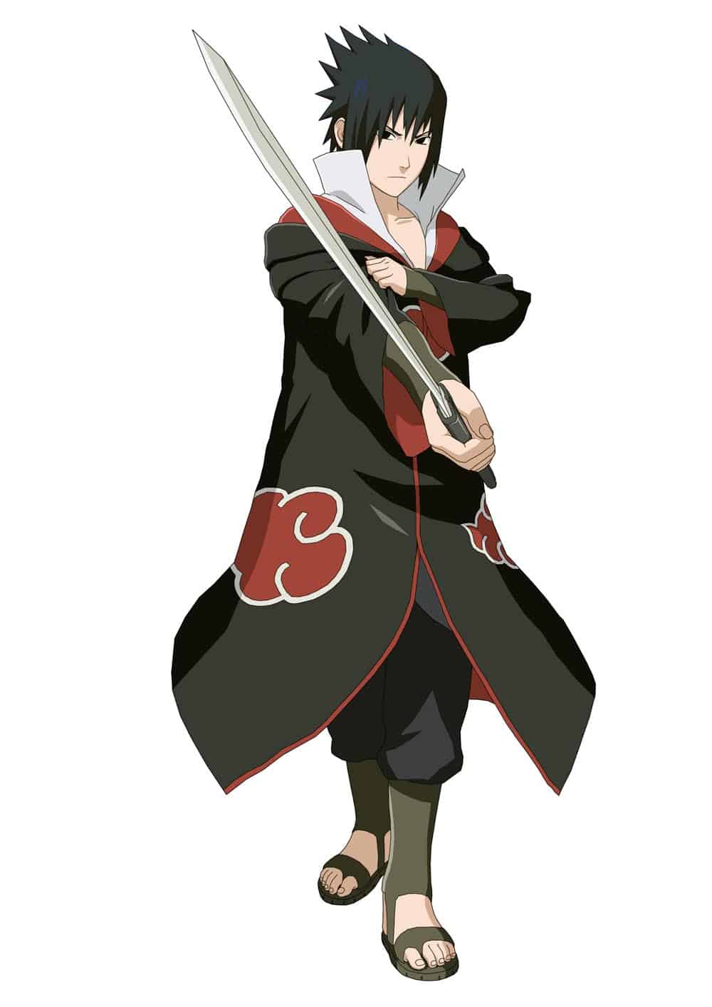Hình Sasuke cầm kiếm cực kỳ ấn tượng