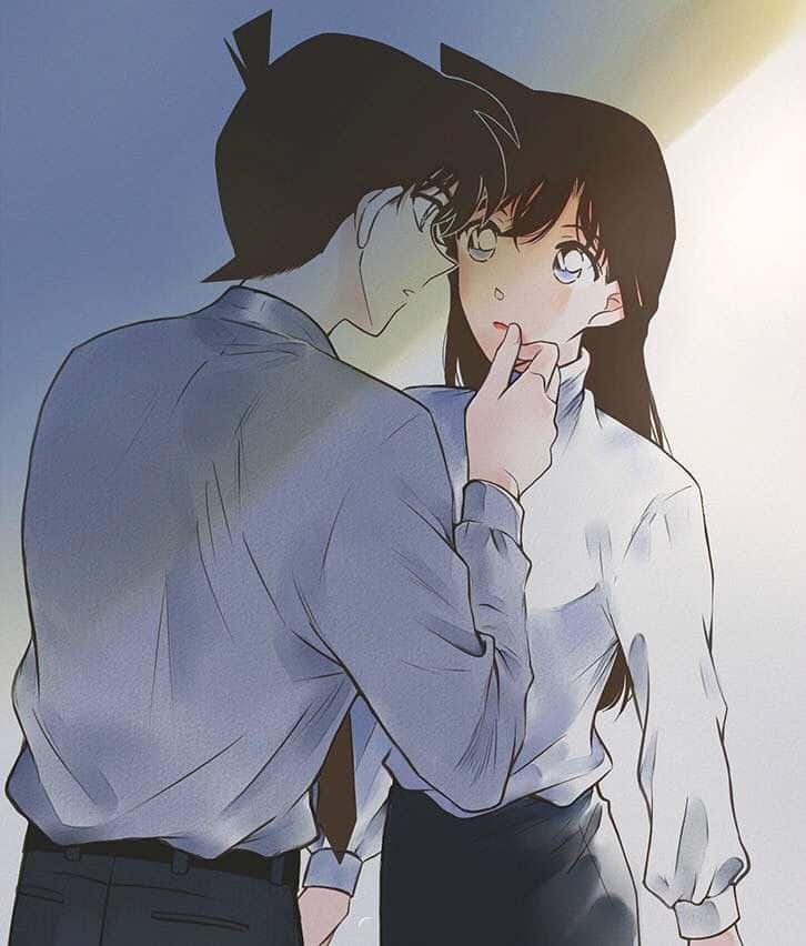 Hình Shinichi hôn Ran đẹp nhất