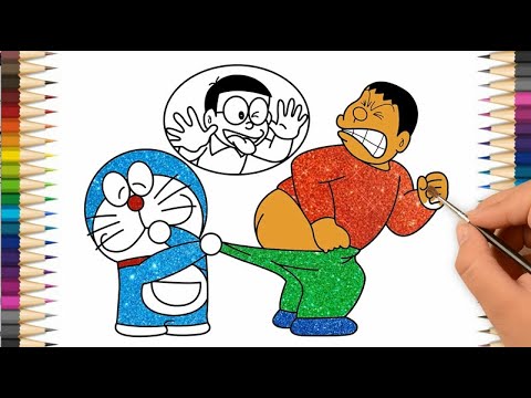 Vẽ Đôrêmon Cute Đơn Giản ❤️ 250 Hình Vẽ Doraemon Chibi