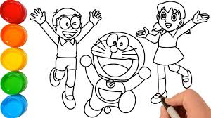 Hình Vẽ Doraemon và những người bạn