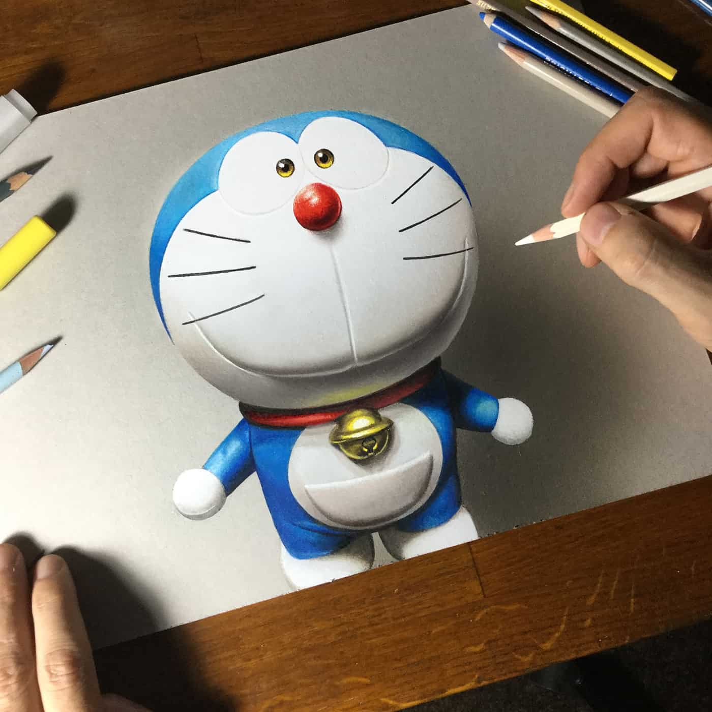 Doraemon là một nhân vật cực kỳ yêu thích của nhiều bạn nhỏ trên thế giới. Bạn cũng muốn cùng thử sức với hình vẽ Doraemon cute và đơn giản của mình? Hãy xem ngay bức ảnh liên quan và theo dõi các bước chi tiết để tạo ra nhân vật cực kì dễ thương này nhé!